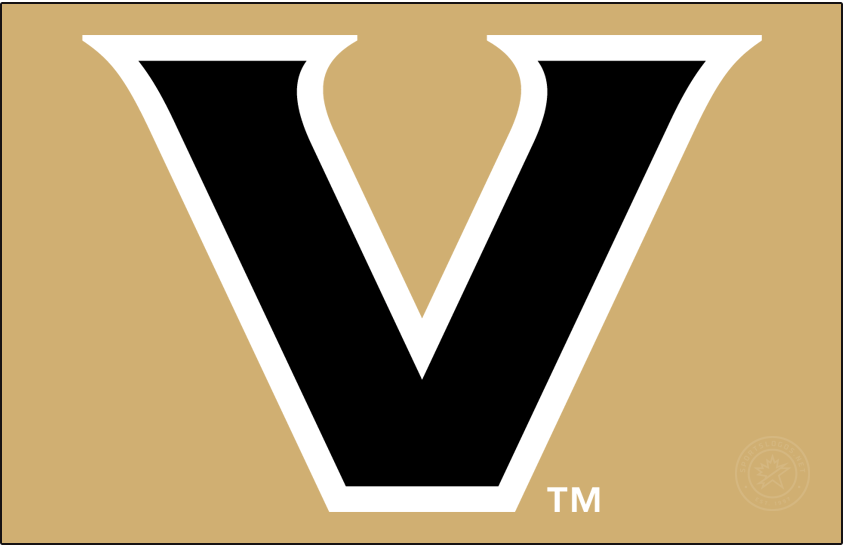Vanderbilt Commodores 2022-Pres Primary Dark Logo v2 iron on transfers for clothing